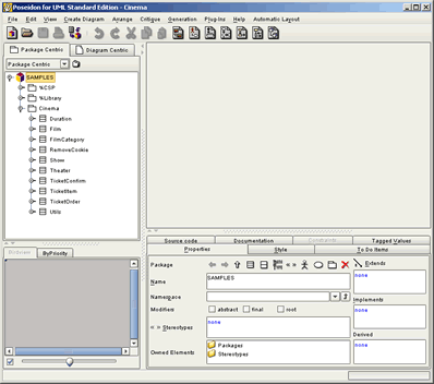 XMI file opened in Poseidon